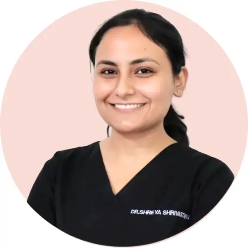 profile intro of dr shreya mds raipur 32 pearls